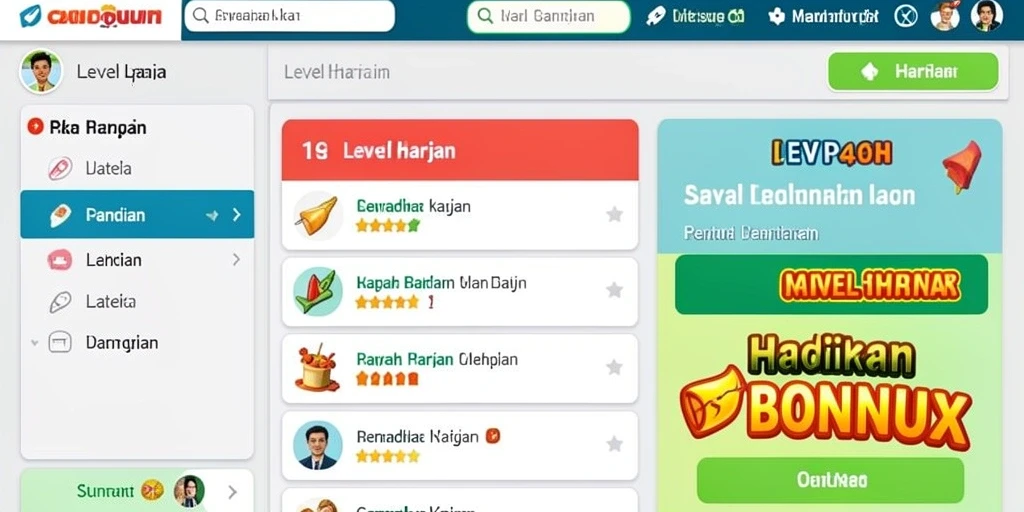 Tampilan antarmuka yang menarik dan intuitif.