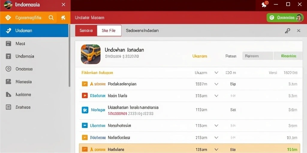 Tampilan layar utama RAJAPOLA dengan menu yang intuitif.