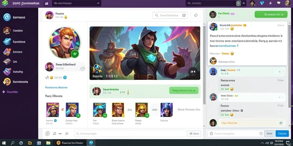 Screenshot menampilkan antarmuka permainan yang menarik dan mudah dinavigasi.