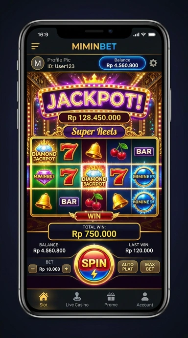 Galeri pratinjau visual miminbet build APK resmi terbaru